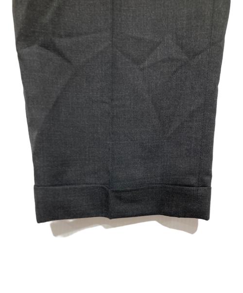 Aquascutum（アクアスキュータム）Aquascutum (アクアスキュータム) 1タックスラックス ブラック サイズ:W36（91cm)の古着・服飾アイテム