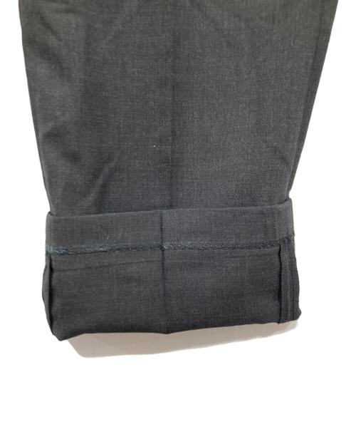 Aquascutum（アクアスキュータム）Aquascutum (アクアスキュータム) 1タックスラックス ブラック サイズ:W36（91cm)の古着・服飾アイテム