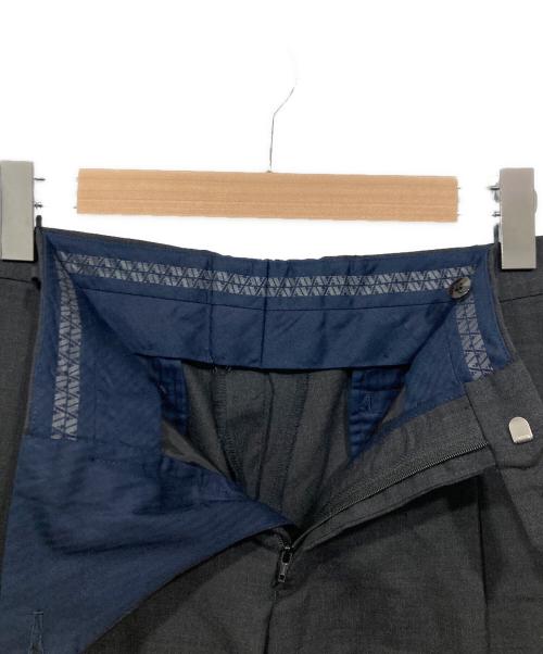 Aquascutum（アクアスキュータム）Aquascutum (アクアスキュータム) 1タックスラックス ブラック サイズ:W36（91cm)の古着・服飾アイテム