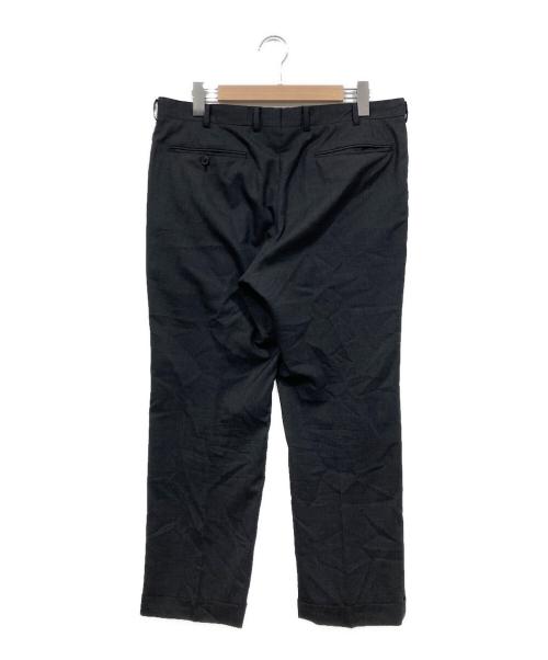 Aquascutum（アクアスキュータム）Aquascutum (アクアスキュータム) 1タックスラックス ブラック サイズ:W36（91cm)の古着・服飾アイテム