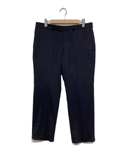 Aquascutum（アクアスキュータム）Aquascutum (アクアスキュータム) スラックス ネイビー サイズ:W36（91cm)の古着・服飾アイテム