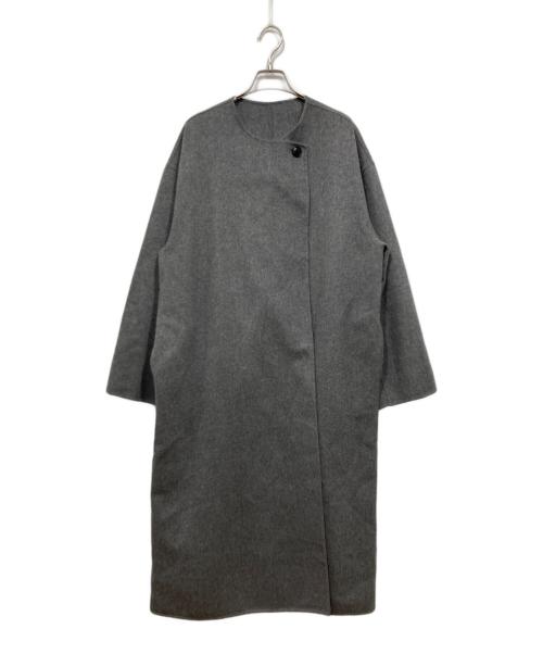 Spick and Span（スピック＆スパン）Spick and Span (スピックアンドスパン) ニュアンスリバーコート グレー サイズ:Mの古着・服飾アイテム