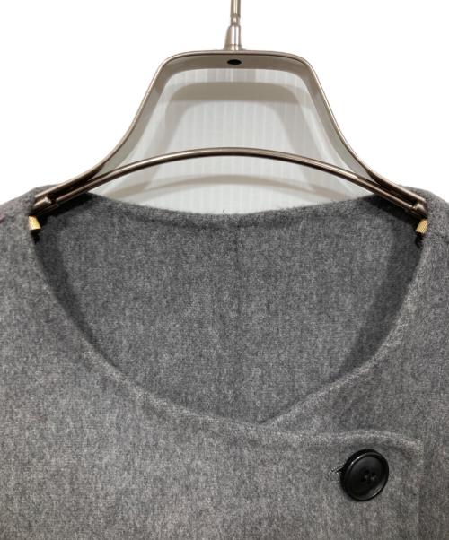 Spick and Span（スピック＆スパン）Spick and Span (スピックアンドスパン) ニュアンスリバーコート グレー サイズ:Mの古着・服飾アイテム