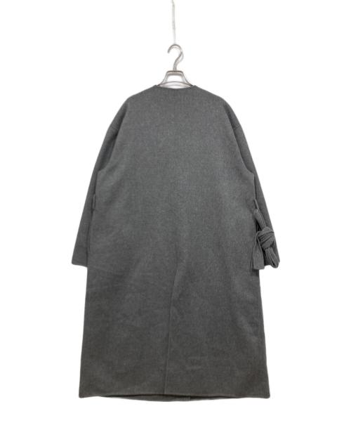 Spick and Span（スピック＆スパン）Spick and Span (スピックアンドスパン) ニュアンスリバーコート グレー サイズ:Mの古着・服飾アイテム