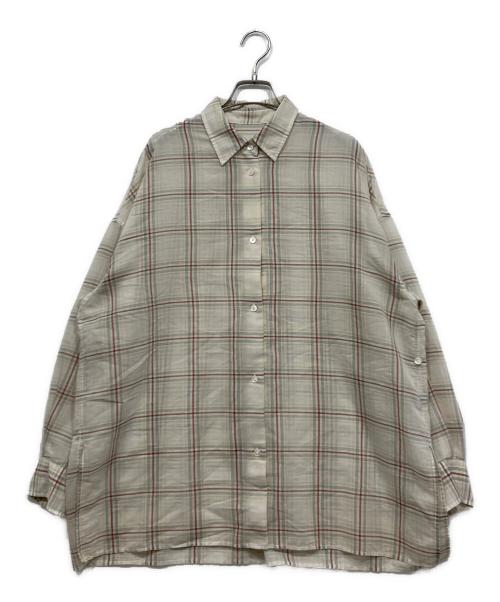 Spick and Span（スピックアンドスパン）Spick and Span (スピックアンドスパン) チェックシャツ ベージュ サイズ:Fの古着・服飾アイテム