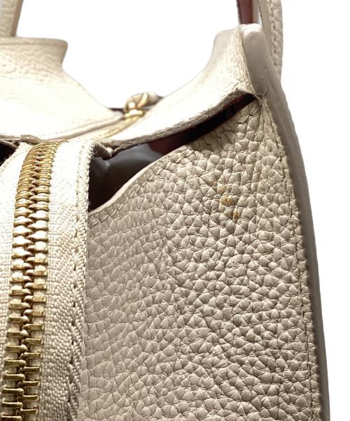 Salvatore Ferragamo（サルヴァトーレ フェラガモ）Salvatore Ferragamo (サルヴァトーレ フェラガモ) エイミー 2WAYバッグ ベージュの古着・服飾アイテム