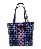 MARNI KIDSマルニ キッズ）の古着「カゴバッグ」｜ネイビー