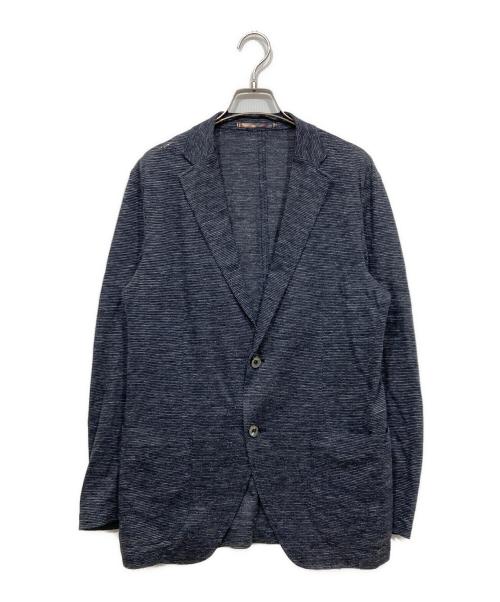 THE SCOTCH HOUSE（ザ スコッチハウス）THE SCOTCH HOUSE (ザ スコッチハウス) ジャージージャケット ネイビー サイズ:Mの古着・服飾アイテム