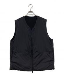 LAMOND（ラモンド）の古着「リバーシブルダウンベスト」｜ブラック