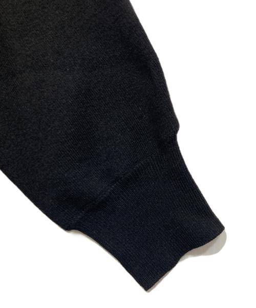 BEARDSLEY（ビアズリー）BEARDSLEY (ビアズリー) ニットコンビギャザーワンピース ブラックの古着・服飾アイテム