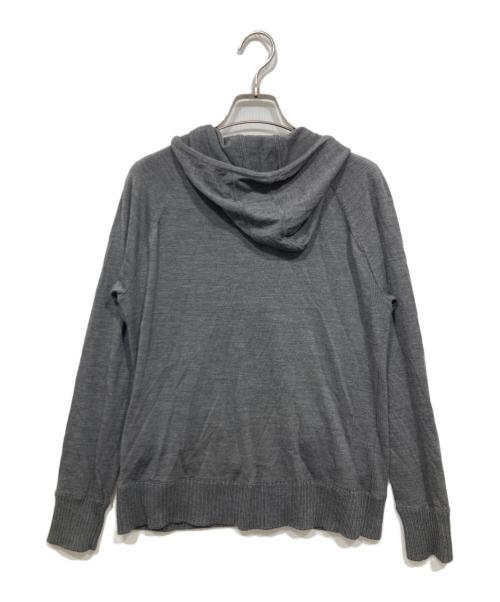 BURBERRY LONDON（バーバリーロンドン）BURBERRY LONDON (バーバリーロンドン) ニットジップパーカー グレー サイズ:2の古着・服飾アイテム