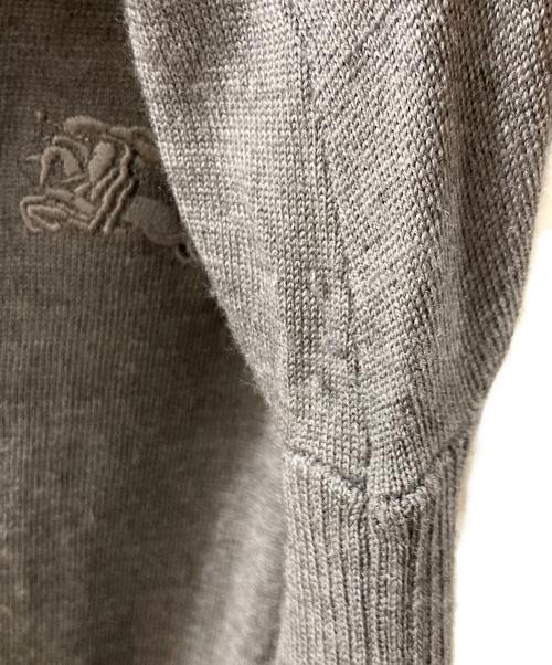 BURBERRY LONDON（バーバリーロンドン）BURBERRY LONDON (バーバリーロンドン) ニットジップパーカー グレー サイズ:2の古着・服飾アイテム