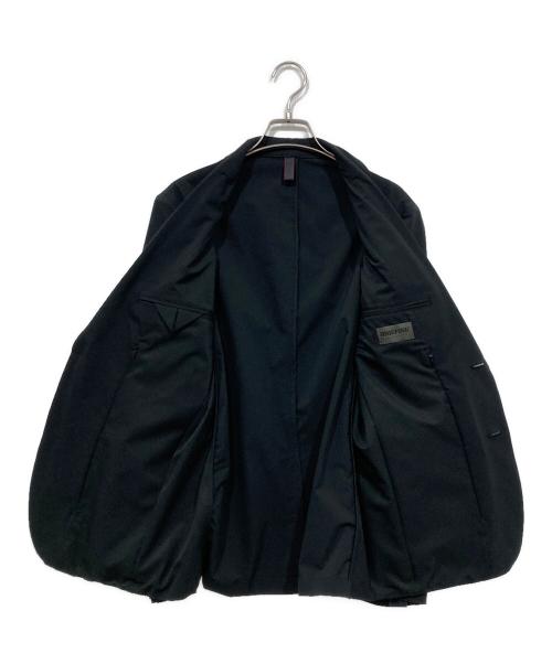 BRIEFING（ブリーフィング）BRIEFING (ブリーフィング) nano・universe (ナノ・ユニバース) Wlg (ダブリュエルジー) ストレッチテーラードジャケット ブラック サイズ:Mの古着・服飾アイテム