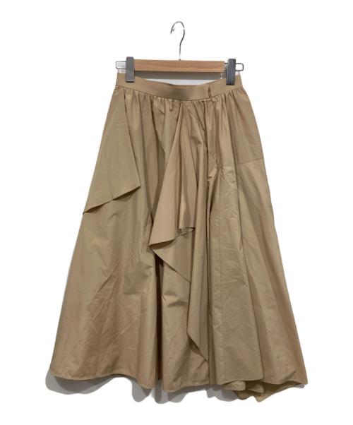 Loulou Willoughby（ルルウィルビー）Loulou Willoughby (ルルウィルビー) HBYスカート ベージュ サイズ:２の古着・服飾アイテム