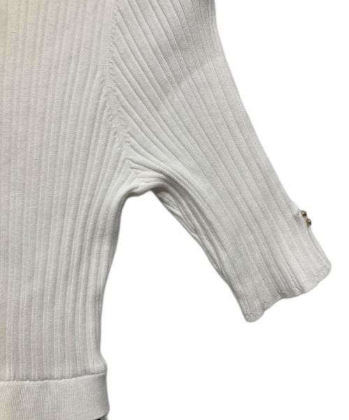 JUSGLITTY（ジャスグリッティー）JUSGLITTY (ジャスグリッティー) ドッキングワンピース ホワイト×ブルー サイズ:２の古着・服飾アイテム