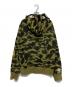 A BATHING APE (ア ベイシング エイプ) 1st camo shark full zip hoodie / 1stカモシャークパーカー グリーン サイズ:Ｌ　：23000円