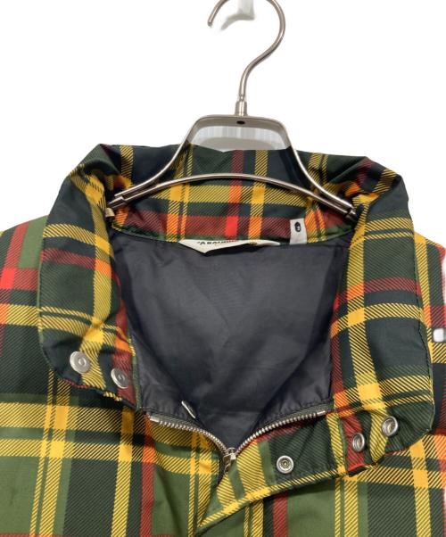 A BATHING APE（ア ベイシング エイプ）A BATHING APE (ア ベイシング エイプ) チェックダウンベスト グリーン サイズ:Sの古着・服飾アイテム