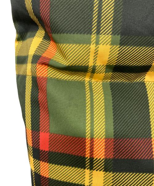 A BATHING APE（ア ベイシング エイプ）A BATHING APE (ア ベイシング エイプ) チェックダウンベスト グリーン サイズ:Sの古着・服飾アイテム