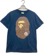 A BATHING APEア ベイシング エイプ）の古着「Tシャツ/プリント」｜ネイビー