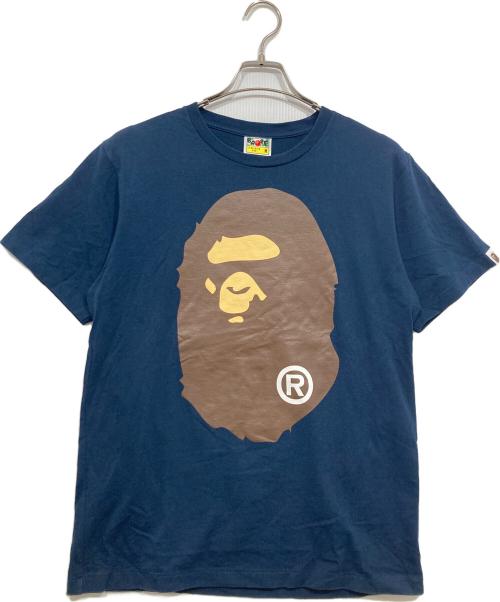 A BATHING APE（ア ベイシング エイプ）A BATHING APE (ア ベイシング エイプ) Tシャツ/プリント ネイビー サイズ:Mの古着・服飾アイテム