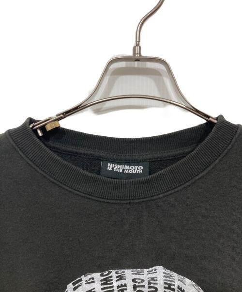 NISHIMOTO IS THE MOUTH（ニシモトイズザマウス）NISHIMOTO IS THE MOUTH (ニシモトイズザマウス) プリントスウェット ブラック サイズ:2XLの古着・服飾アイテム