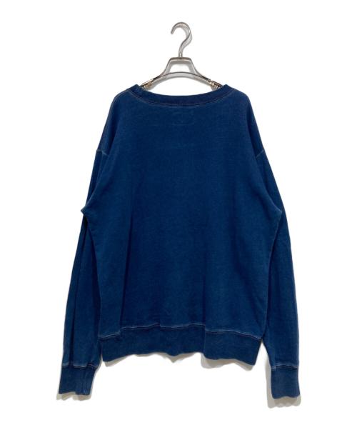 Schott（ショット）Schott (ショット) プリントスウェット インディゴ サイズ:LLの古着・服飾アイテム
