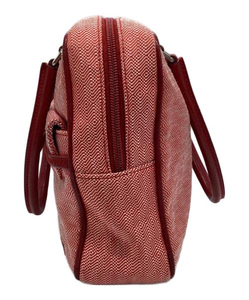 MIU MIU（ミュウミュウ）MIU MIU (ミュウミュウ) リボンハンドバッグ レッドの古着・服飾アイテム