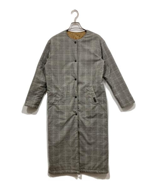 LAVENHAM（ラベンハム）LAVENHAM (ラベンハム) リバーシブルキルティングコート グレー サイズ:36の古着・服飾アイテム