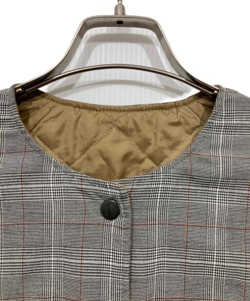 LAVENHAM（ラベンハム）LAVENHAM (ラベンハム) リバーシブルキルティングコート グレー サイズ:36の古着・服飾アイテム