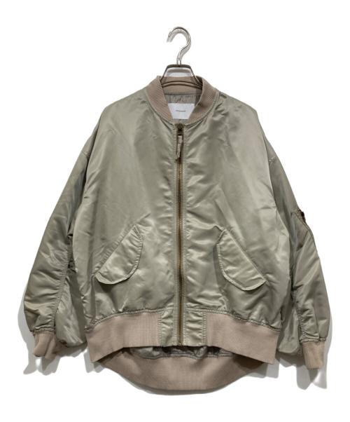 FRAMeWORK（フレームワーク）FRAMeWORK (フレームワーク) ナイロンツイルMA-1 ベージュ サイズ:38の古着・服飾アイテム