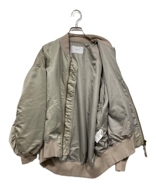 FRAMeWORK（フレームワーク）FRAMeWORK (フレームワーク) ナイロンツイルMA-1 ベージュ サイズ:38の古着・服飾アイテム