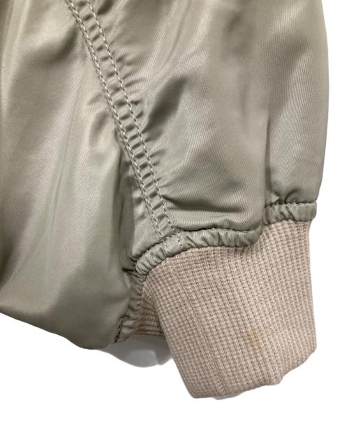 FRAMeWORK（フレームワーク）FRAMeWORK (フレームワーク) ナイロンツイルMA-1 ベージュ サイズ:38の古着・服飾アイテム