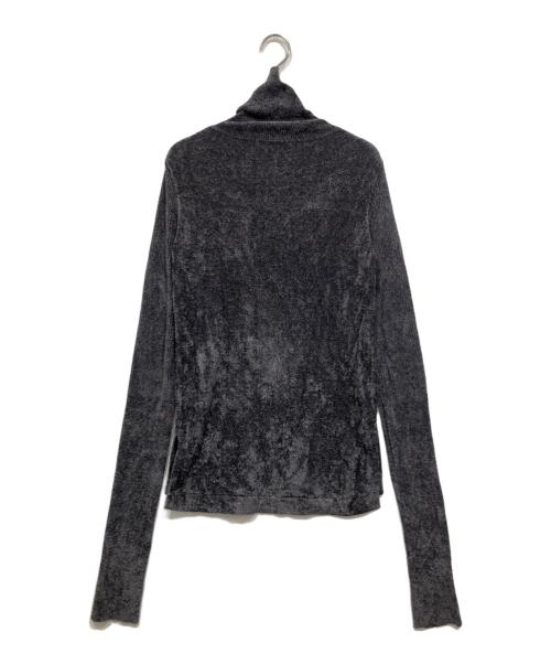 UN3D.（アンスリード）UN3D. (アンスリード) ベロアタートルネックニット グレー サイズ:38の古着・服飾アイテム