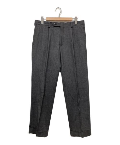 NEWYORKER（ニューヨーカー）NEWYORKER (ニューヨーカー) 1タックスラックス グレー サイズ:88.5cm (W35)の古着・服飾アイテム