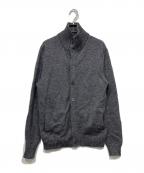 Zanoneザノーネ）の古着「ミドルゲージニットジャケット」｜グレー