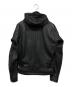 KADOYA K'S LEATHER&K'S PRODUCT (カドヤ ケーズレザーアンドケーズプロダクト) フーデッドレザージャケット / EURO CAPP ブラック サイズ:M：32000円