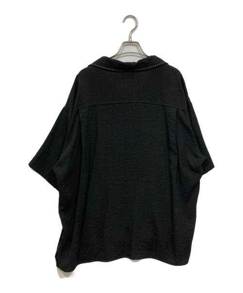 SUBCIETY（サブサエティ）SUBCIETY (サブサエティ) Hand stitch panel shirt ブラック サイズ:Lの古着・服飾アイテム