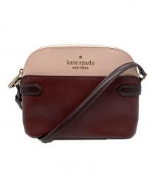 Kate Spade（ケイトスペード）の古着「ショルダーバッグ」｜ボルドー×ピンク