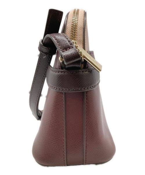 Kate Spade（ケイトスペード）Kate Spade (ケイトスペード) ショルダーバッグ ボルドー×ピンクの古着・服飾アイテム
