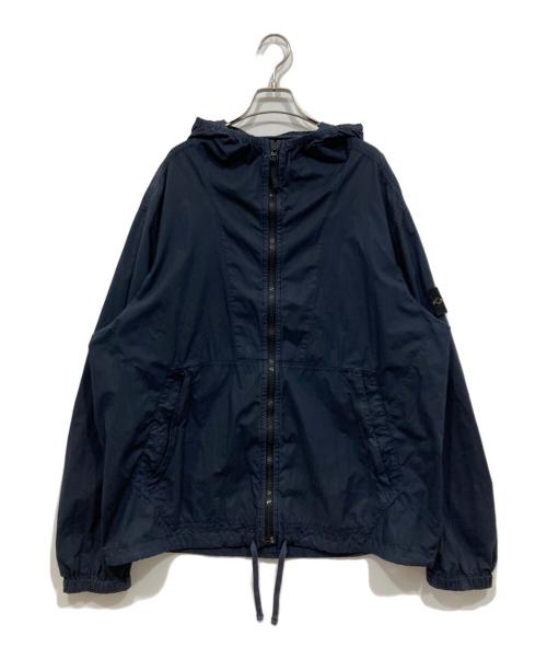 STONE ISLAND（ストーンアイランド）STONE ISLAND (ストーンアイランド) フーデッドブルゾン/TELA PARACADUTE ネイビー サイズ:3XLの古着・服飾アイテム
