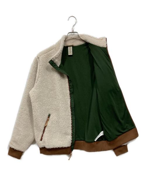 L.L.Bean（エルエルビーン）L.L.Bean (エルエルビーン) シェルパフリースジャケット アイボリー サイズ:SM-REGの古着・服飾アイテム