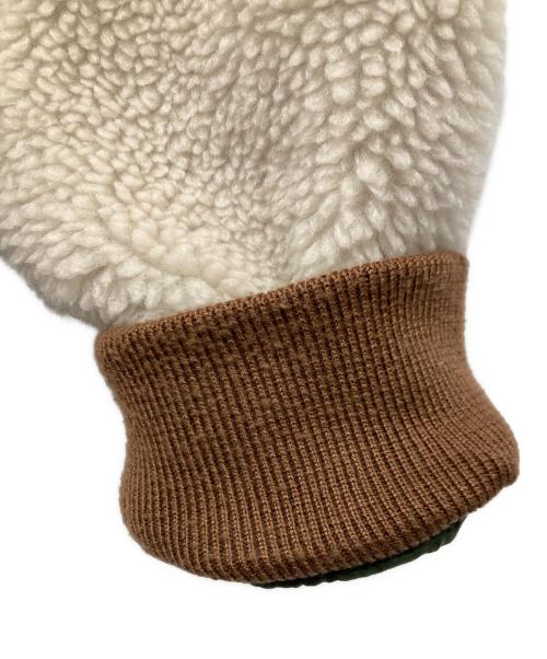 L.L.Bean（エルエルビーン）L.L.Bean (エルエルビーン) シェルパフリースジャケット アイボリー サイズ:SM-REGの古着・服飾アイテム