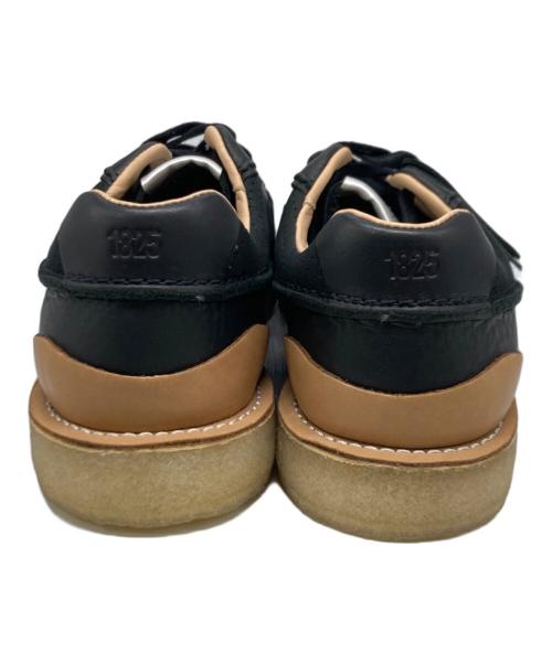 CLARKS（クラークス）CLARKS (クラークス) レザースニーカー ブラック サイズ:26.5cmの古着・服飾アイテム