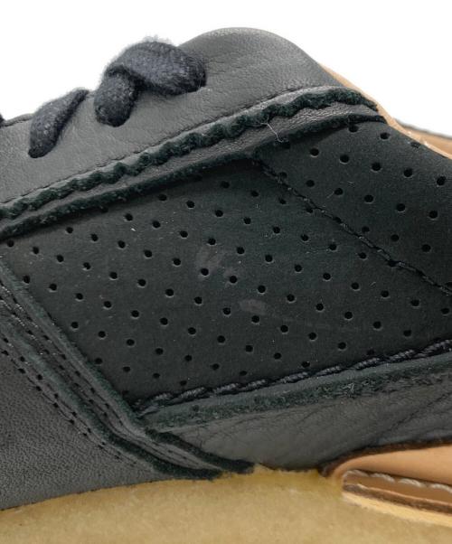 CLARKS（クラークス）CLARKS (クラークス) レザースニーカー ブラック サイズ:26.5cmの古着・服飾アイテム