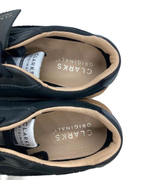 CLARKS（クラークス）CLARKS (クラークス) レザースニーカー ブラック サイズ:26.5cmの古着・服飾アイテム