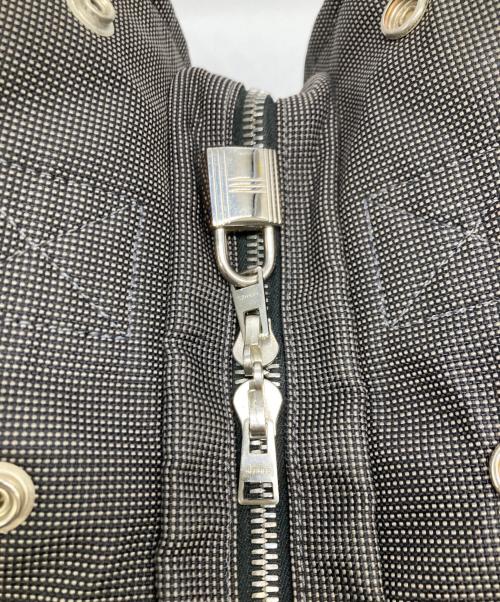 HERMES（エルメス）HERMES (エルメス) キャンバストートバッグ/エールライン PM グレーの古着・服飾アイテム