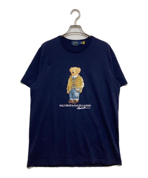 POLO RALPH LAUREN（ポロ・ラルフローレン）POLO RALPH LAUREN (ポロ・ラルフローレン) ポロベアTシャツ ネイビー サイズ:Ｌ　の古着・服飾アイテム