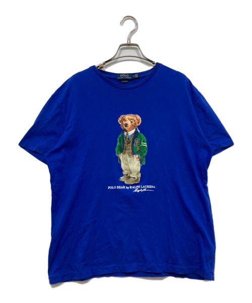 POLO RALPH LAUREN（ポロ・ラルフローレン）POLO RALPH LAUREN (ポロ・ラルフローレン) ポロベアTシャツ ブルー サイズ:Ｍの古着・服飾アイテム