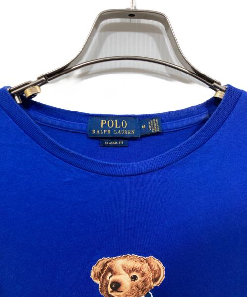 POLO RALPH LAUREN（ポロ・ラルフローレン）POLO RALPH LAUREN (ポロ・ラルフローレン) ポロベアTシャツ ブルー サイズ:Ｍの古着・服飾アイテム