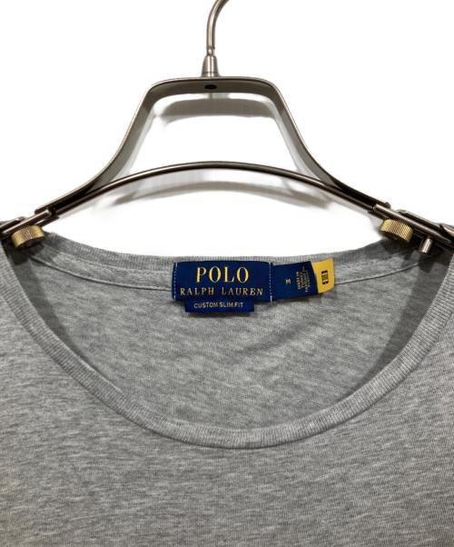 POLO RALPH LAUREN（ポロ・ラルフローレン）POLO RALPH LAUREN (ポロ・ラルフローレン) ポロベアTシャツ グレー サイズ:Ｍの古着・服飾アイテム